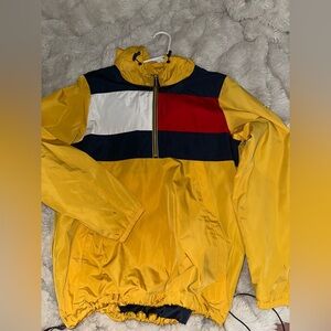 Tommy Hilfiger Yellow and Red Windbreaker